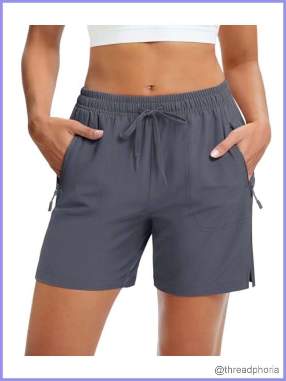 Women's 5" Hiking Shorts UPF 50+ Quick Dry Lightweight Athletic Running Golf